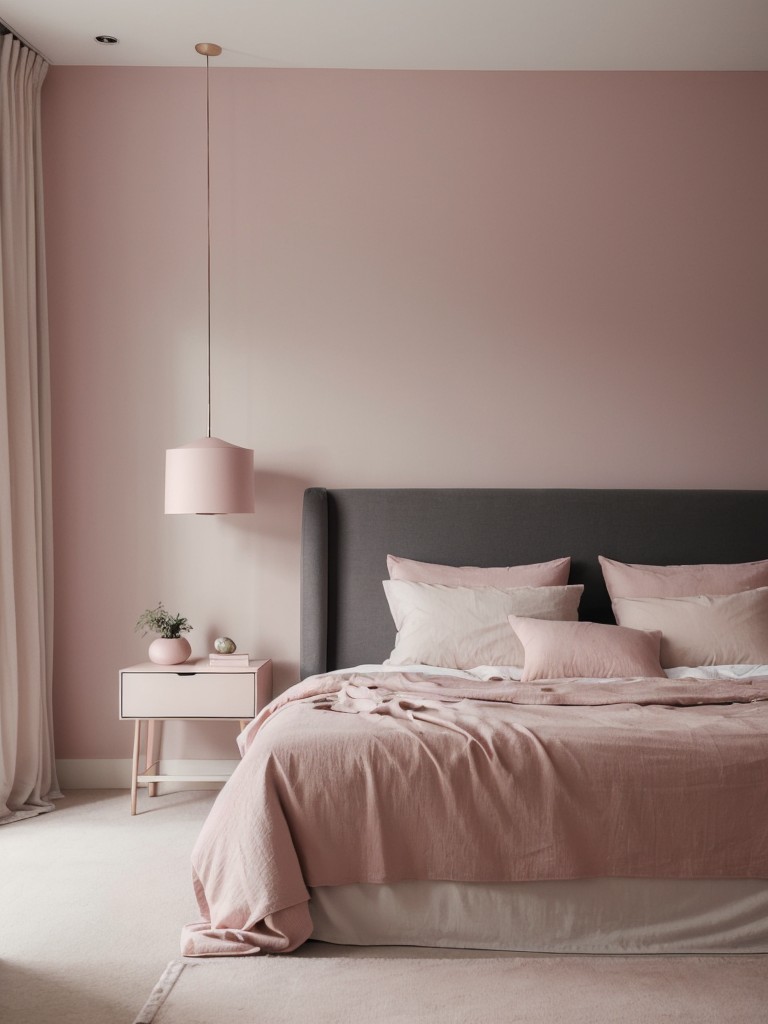 Pretty in Pink: Inspiring Apartment Bedroom Décor Ideas.