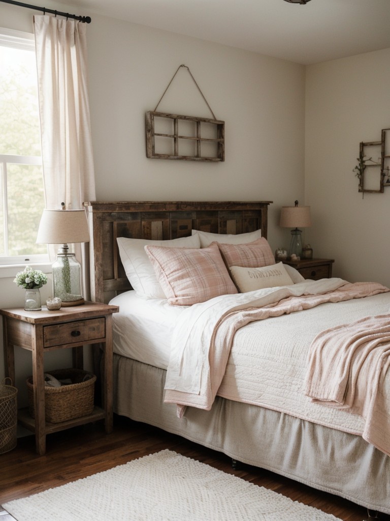 Rustic Retreat: Create a Cozy Farmhouse-Inspired Bedroom.