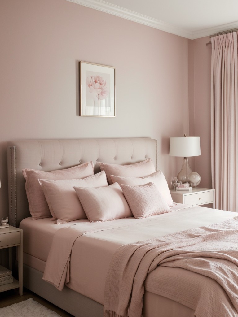 Blush Paradise: Dreamy Apartment Bedroom Transformation!