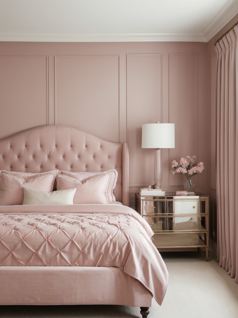 Effortlessly Sophisticated Apartment Decor: Timeless Elegance in Pink