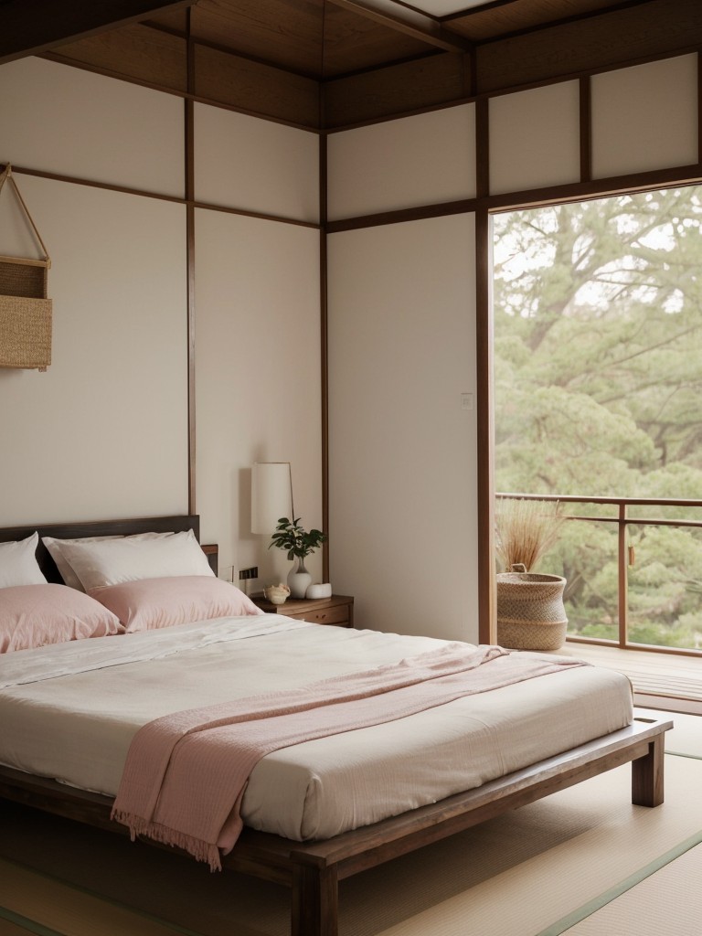 Serene Zen Retreat: Create a minimalist oasis with calming Japanese influences in your apartment.