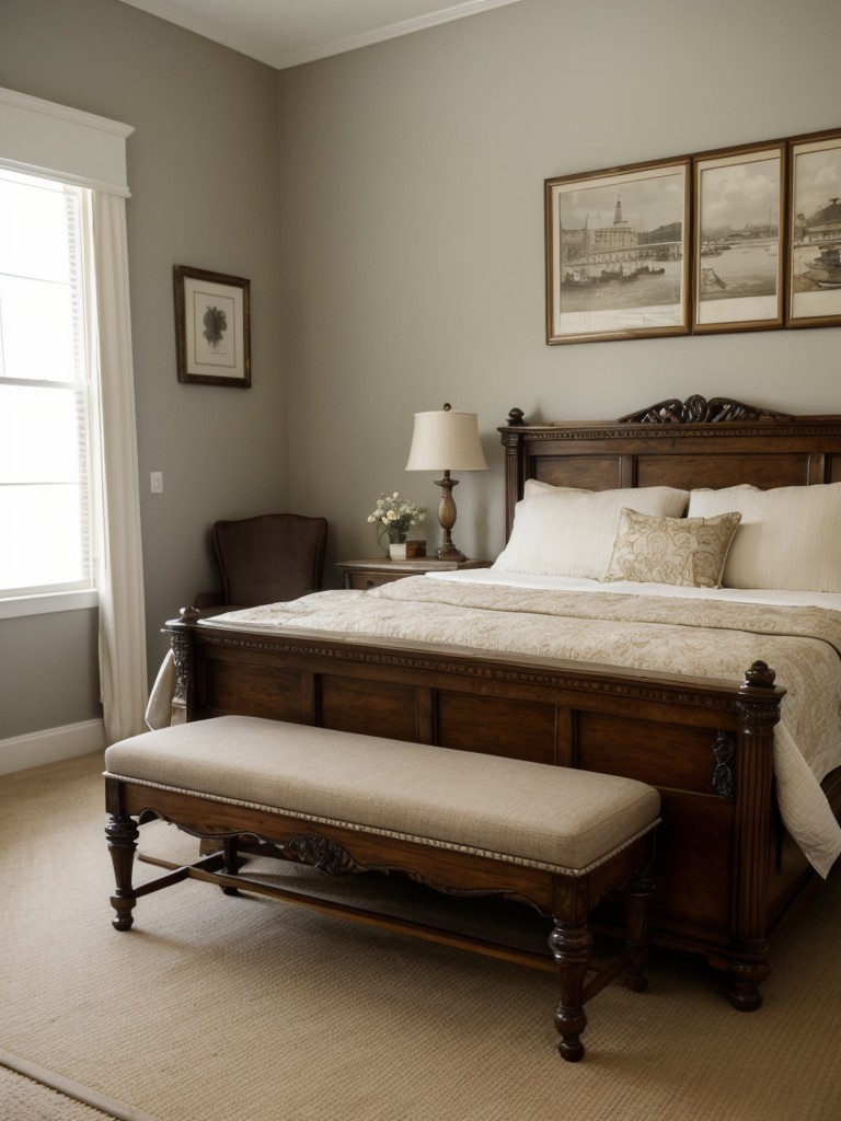 Vintage-inspired bedroom decor: Add nostalgia with antique touches!