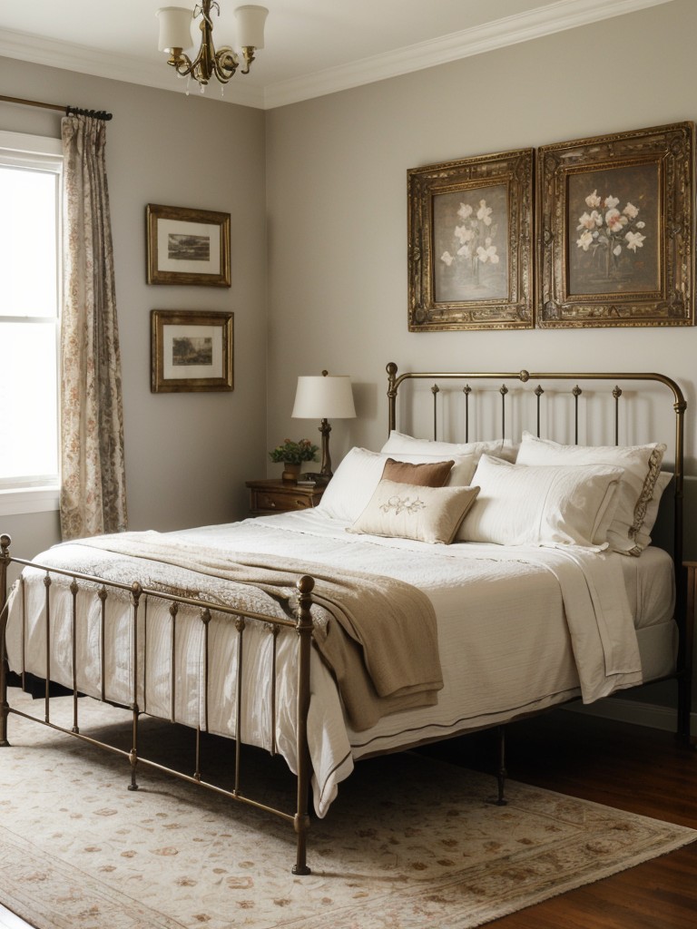 Vintage Vibes: Revamp Your Bedroom with Ornate Iron Bed Frames!