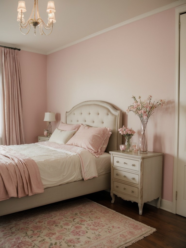 Vintage Pink Bedroom: Timeless Decor Ideas for an Enchanting Apartment