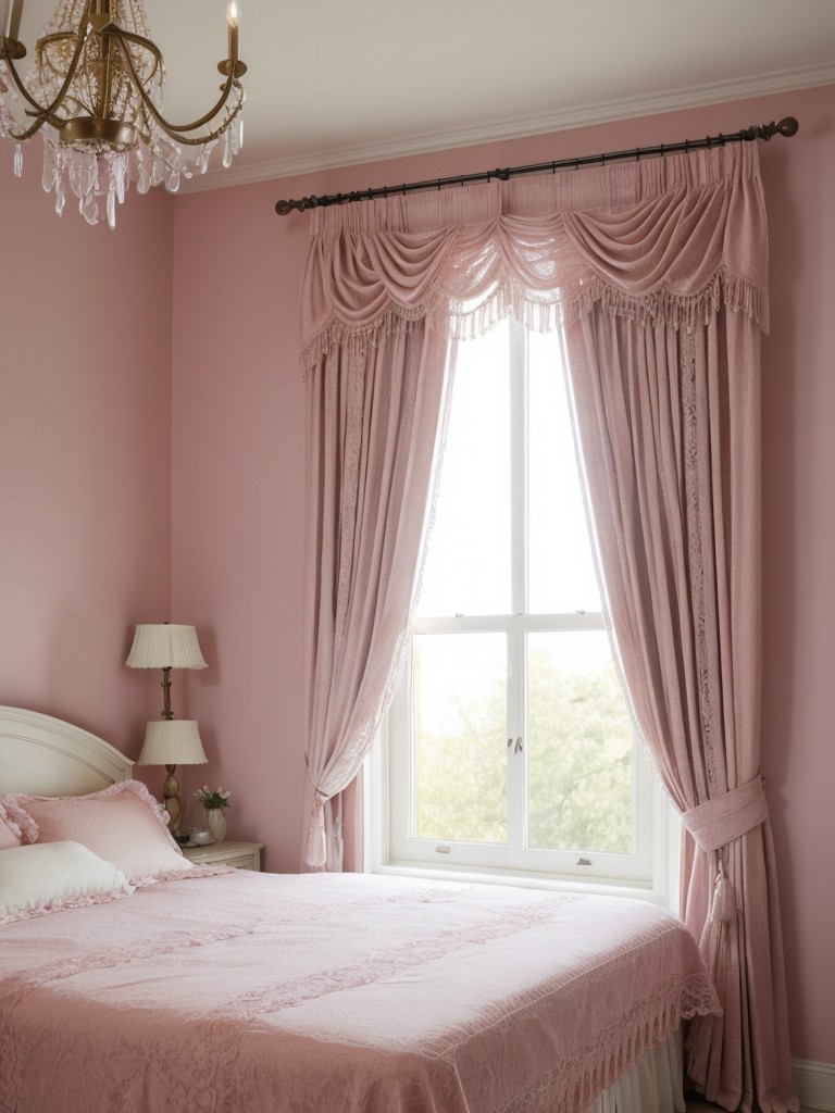 Charming Pink Bedroom Decor: Vintage Romance Vibes!