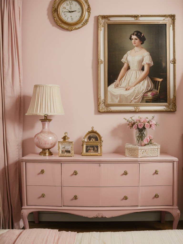 Vintage Charm: Pink Bedroom Decor Ideas for a Timeless Apartment