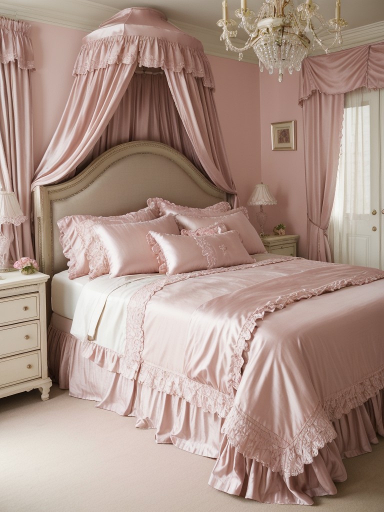 Chic Vintage Vibes: Dreamy Pink Bedroom Decor Ideas!