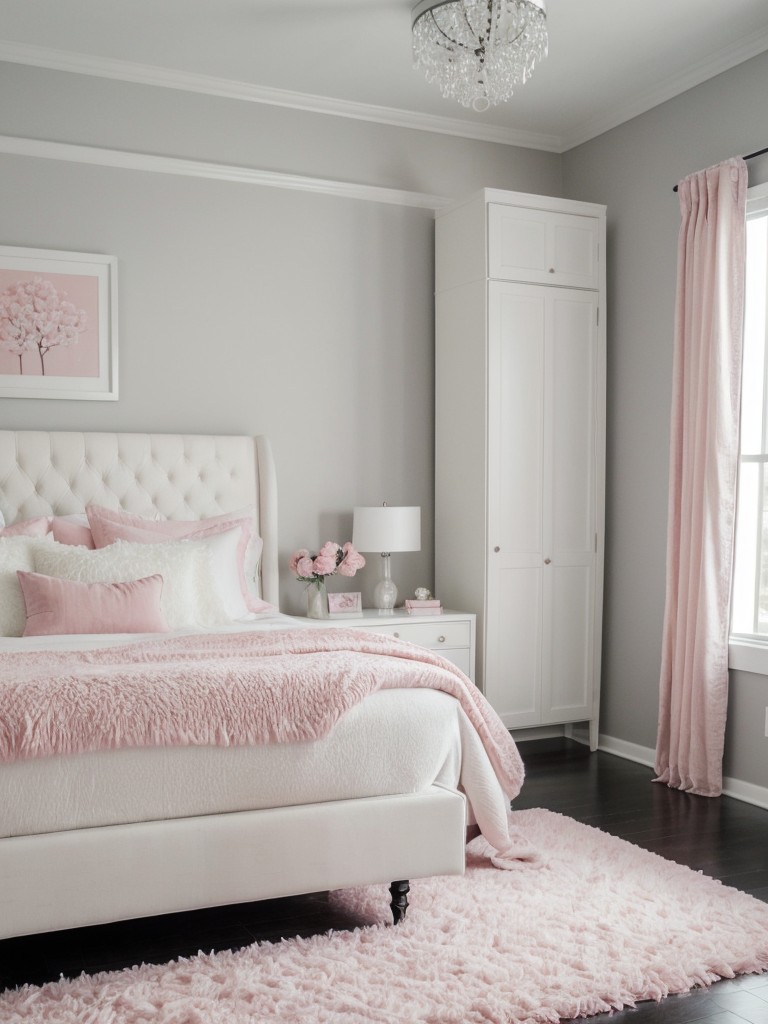 Sophisticated Monochrome: Chic and Elegant Apartment Bedroom Decor Inspiration