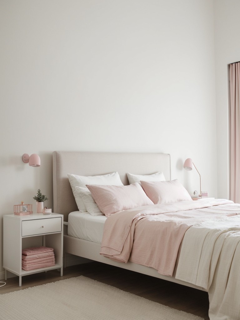 Minimalist Pink Bedroom: Dreamy Cotton Candy Decor