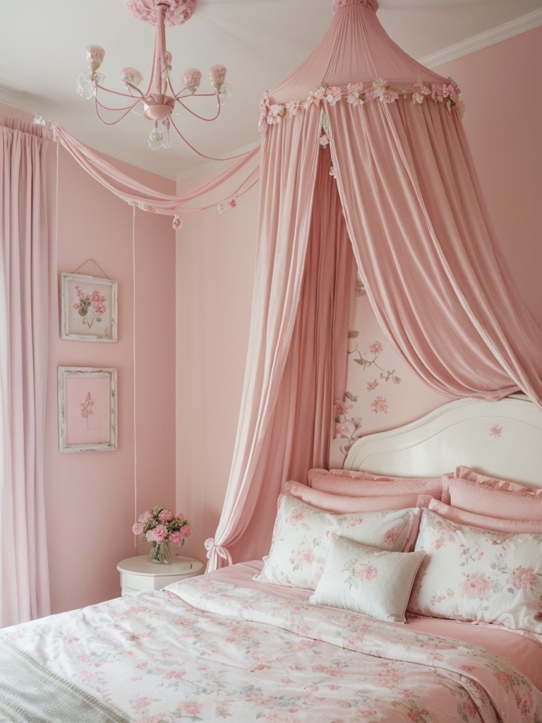 Pretty in Pink Paradise: Dreamy Apartment Bedroom Decor!