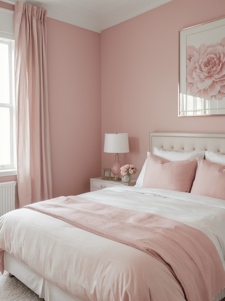 Blush Dream: Serene Apartment Bedroom Decor Ideas