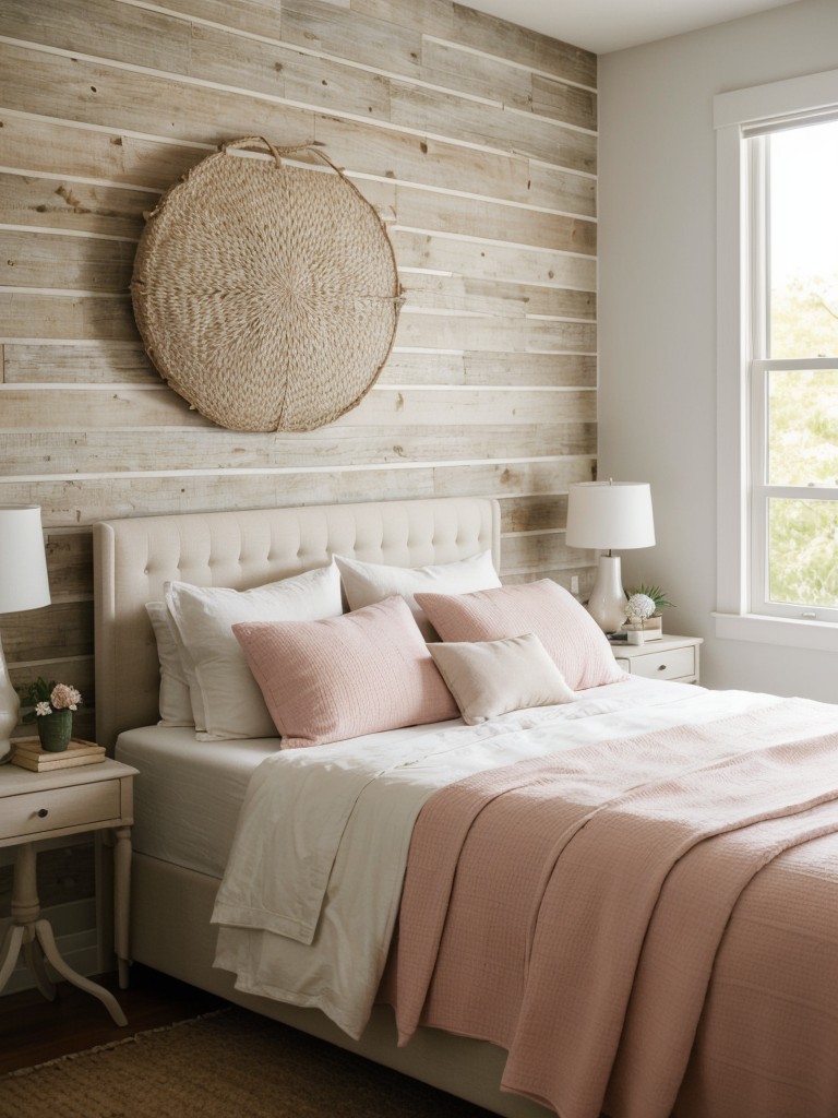 Serenity in Pink: Organic Bedroom Decor.