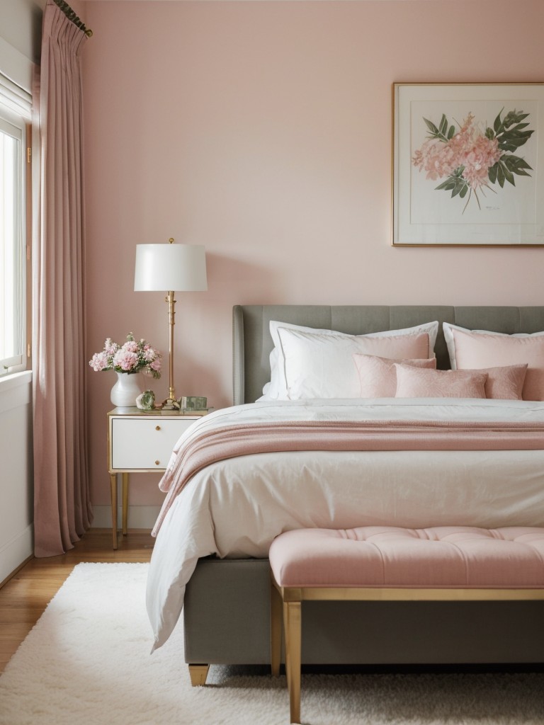 Pretty in Pink: Chic Apartment Bedroom Inspo!