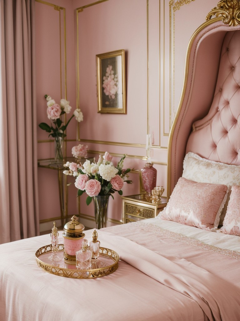 Pink Glam: Luxe Apartment Bedroom Decor Inspiration