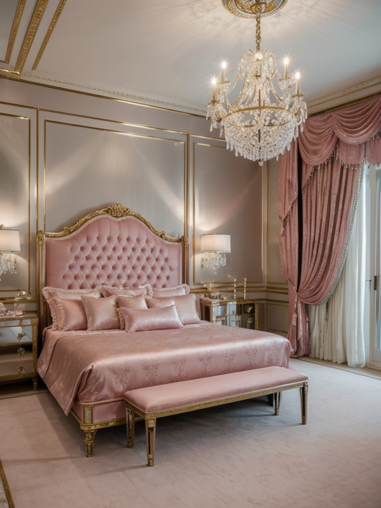 Luxe Apartment Vibes: Stylish Pink Bedroom Decor Inspiration