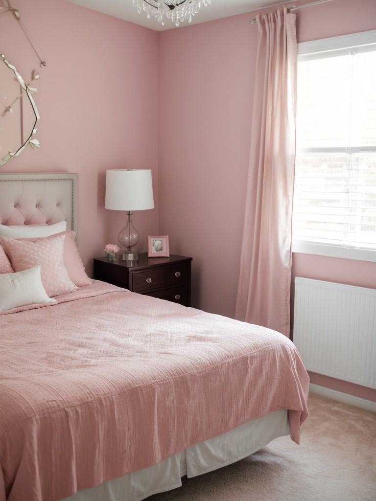 Pretty in Pink: Stylish Apartment Bedroom Makeover Ideas