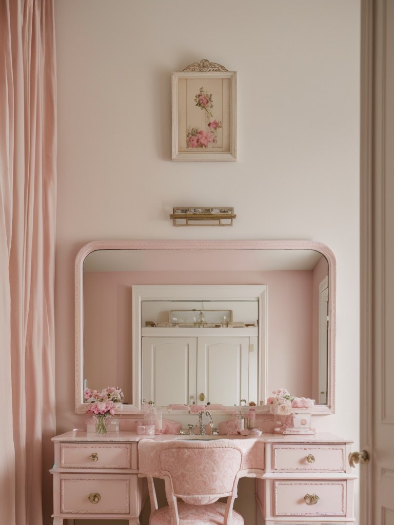 Vintage Glam: Dreamy Pink Bedroom Decor Ideas