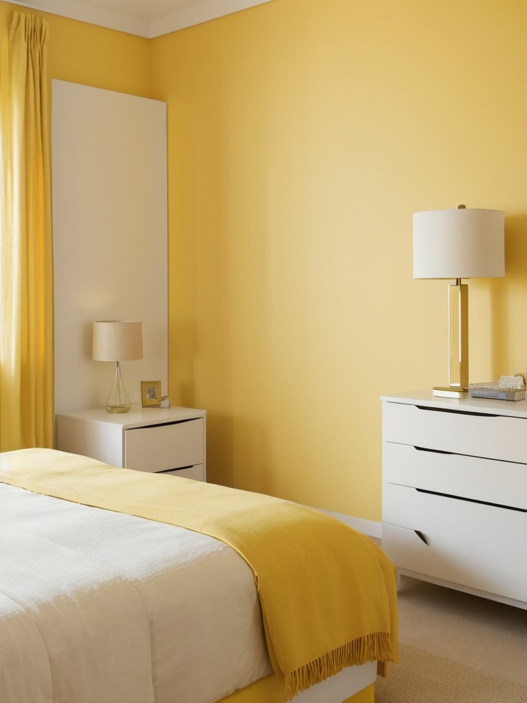 Brighten up your apartment with sunny yellow decor