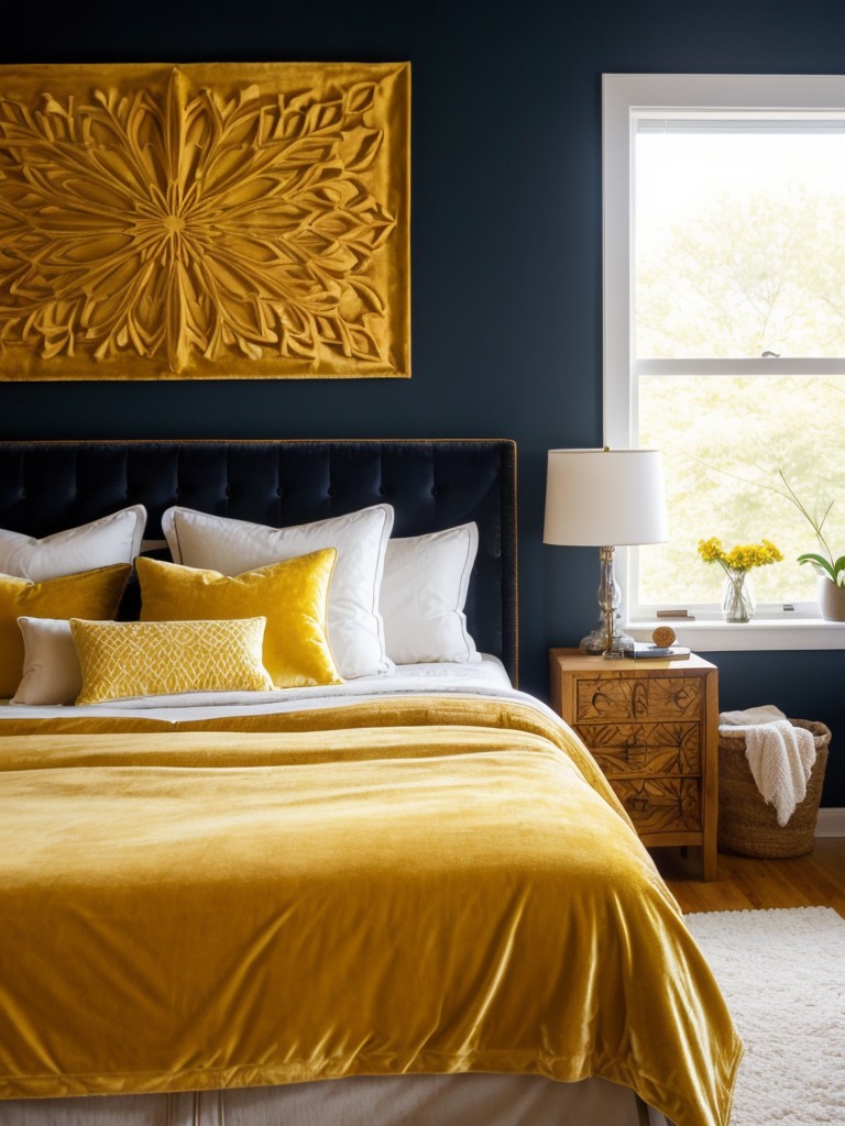 Sunshine vibes: Transform your bedroom with yellow decor and standout headboards!