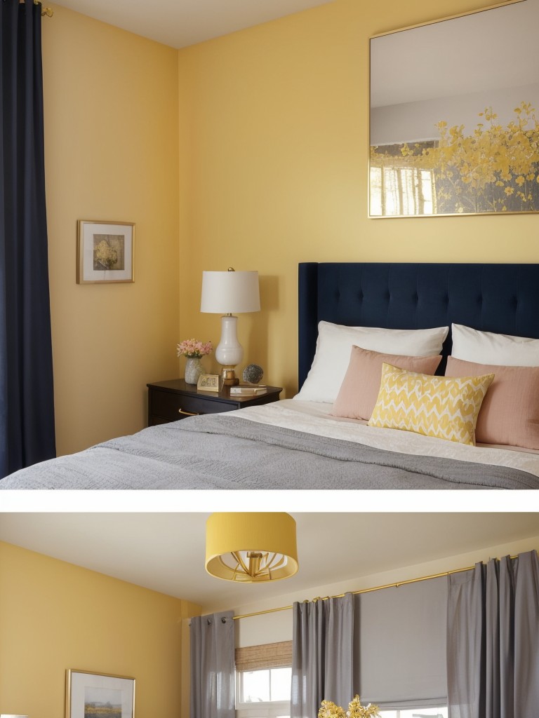 Sunny apartment vibes: Yellow bedroom ideas for a cheerful space!