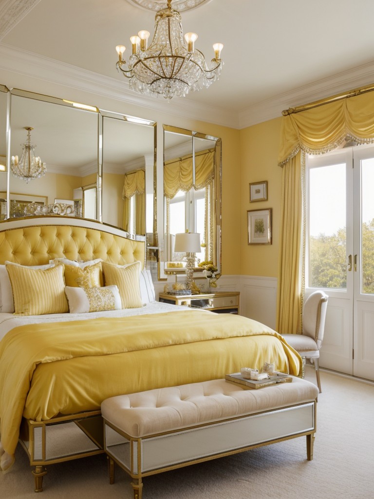 Cheerful and Glam: Yellow Bedroom Ideas for a Stunning Space