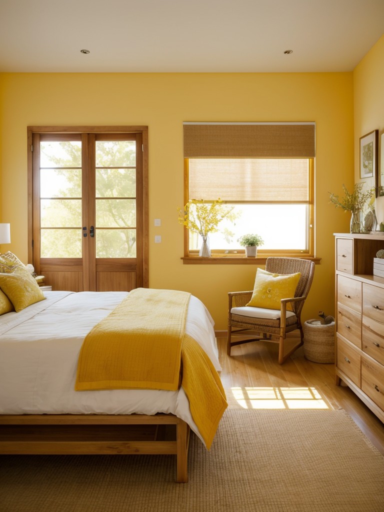 Sunny bedroom vibes: Feng Shui-inspired decor for a harmonious apartment