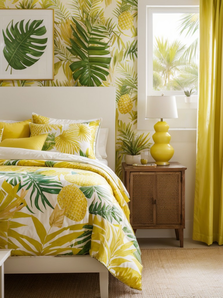 Sunshine vibes: Brighten up your apartment with yellow-themed decor!