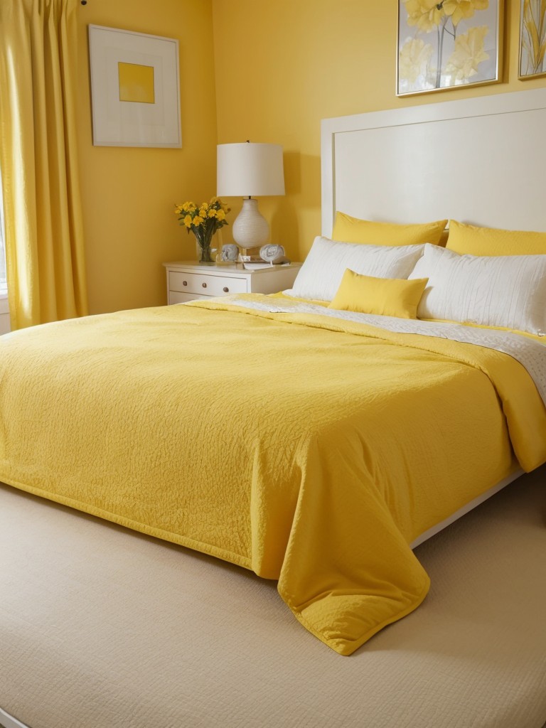 Sunny vibes: Elevate your bedroom with yellow accents