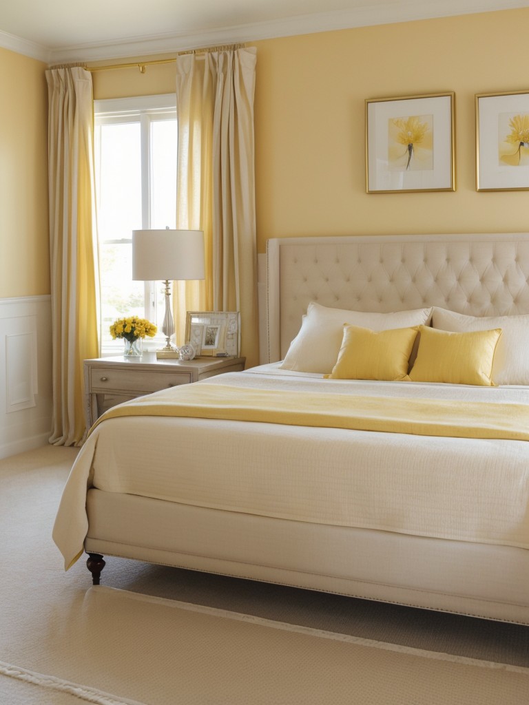 Golden dreams: Glam up your bedroom with a touch of elegance.