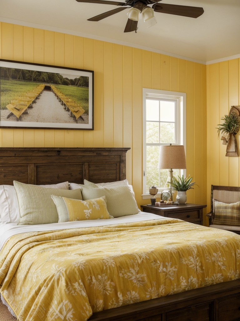 Cozy & Charming: Transform your bedroom into a farmhouse-inspired retreat.