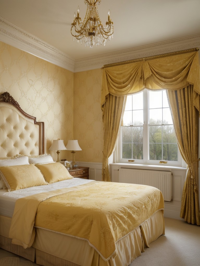 Cozy up your apartment with a timeless yellow bedroom decor