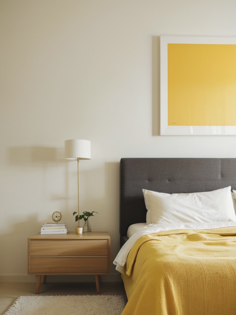 Minimalist Bedroom Bliss: Elevate your apartment with clean lines and serene simplicity!