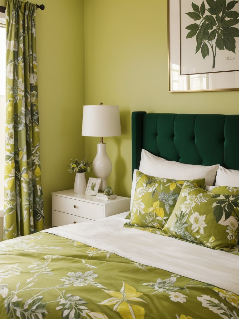 Sunshine vibes: Elevate your apartment with vibrant yellow and relaxing green decor