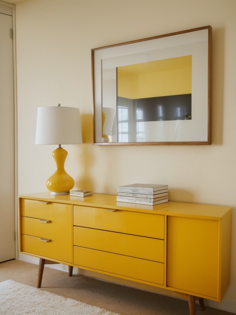 Sunshine vibes: Deck out your apartment with stunning yellow bedroom decor!