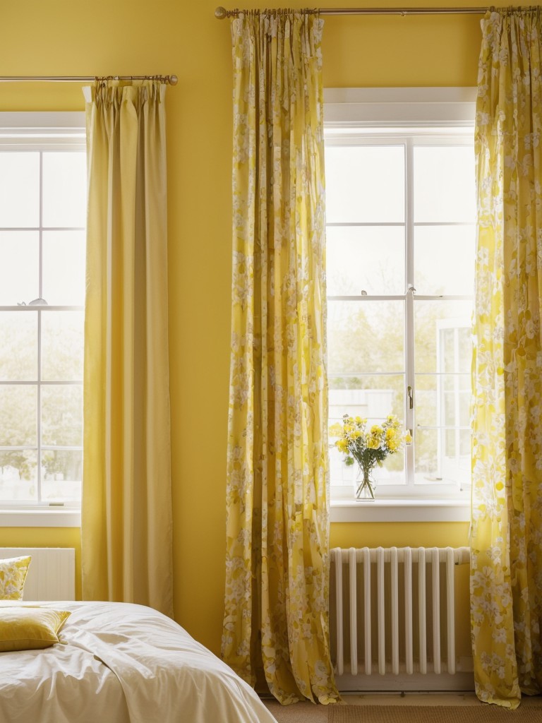 Sunshine vibes: Elevate your apartment with a yellow bedroom makeover!