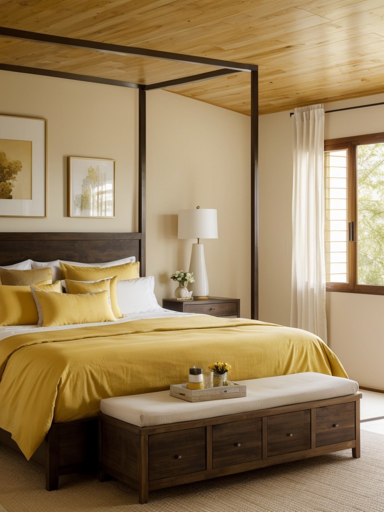 Serene spa vibes: Transform your bedroom with earthy tones and natural materials.