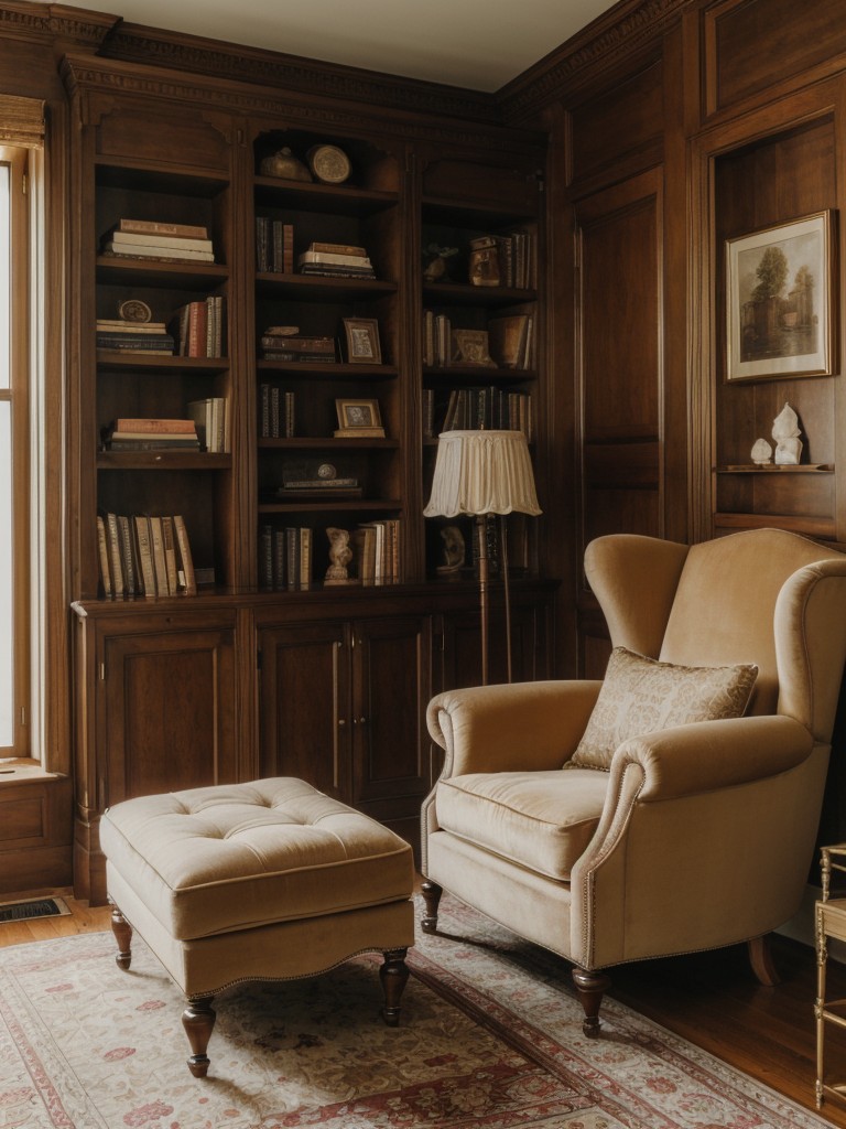 Cozy Bedroom Reading Nook: Vintage Charm, Modern Comfort ?