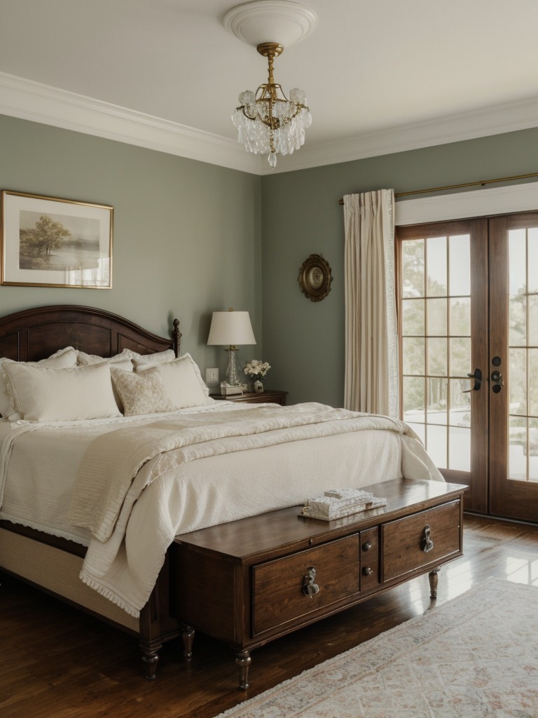 Vintage-inspired apartment: Transform your bedroom with antique accents!