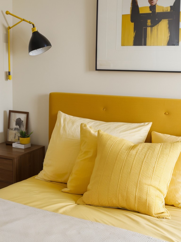 Revitalize your space: Minimalist apartment with yellow accents