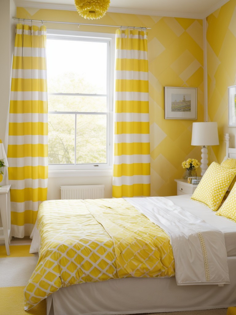 Brighten Up Your Apartment: Yellow-themed Bedroom Decor Ideas!