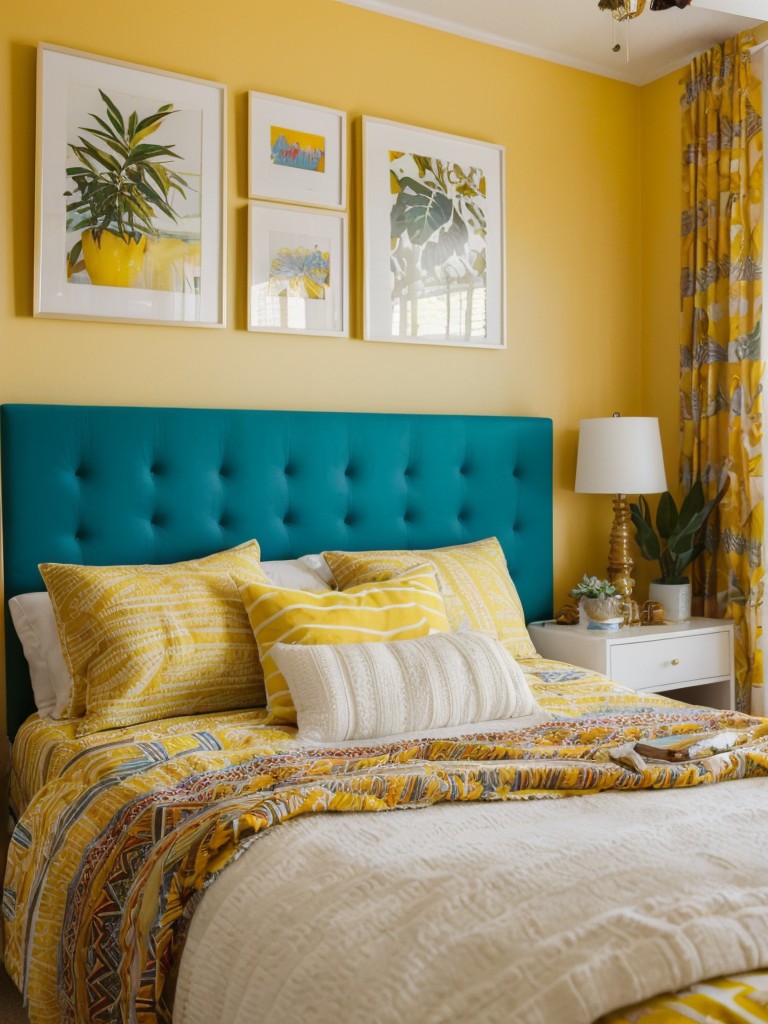 Vibrantly Bohemian: Get inspired by a wild and colorful apartment bedroom!