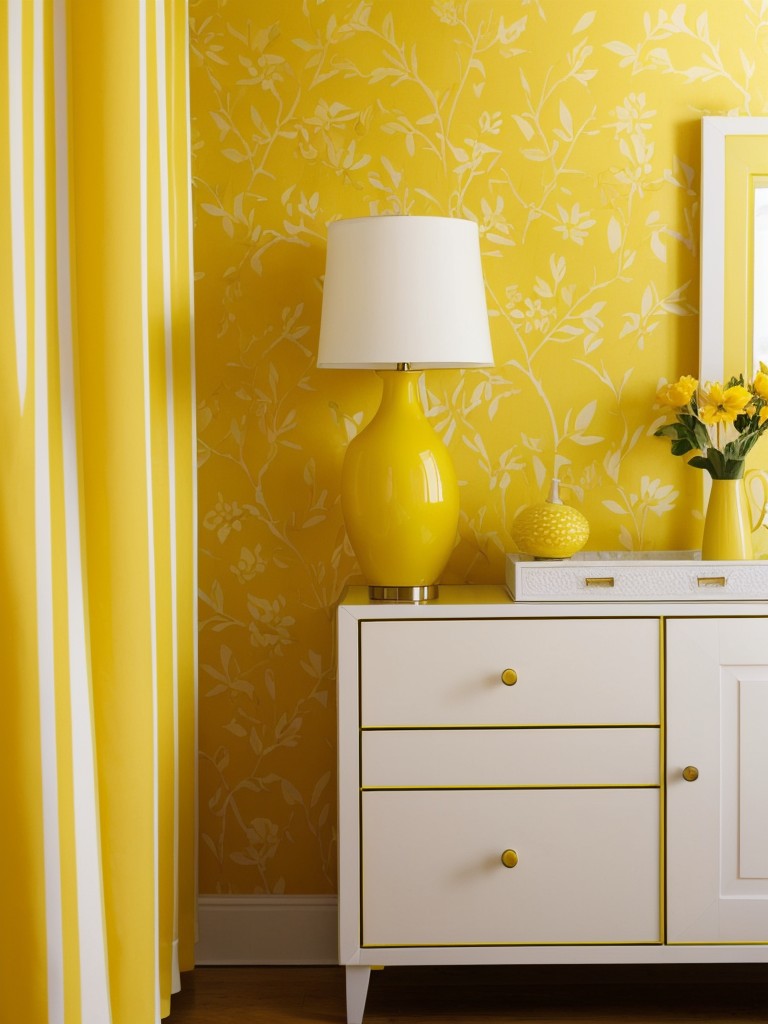 Revamp your bedroom with sunny bursts of yellow!