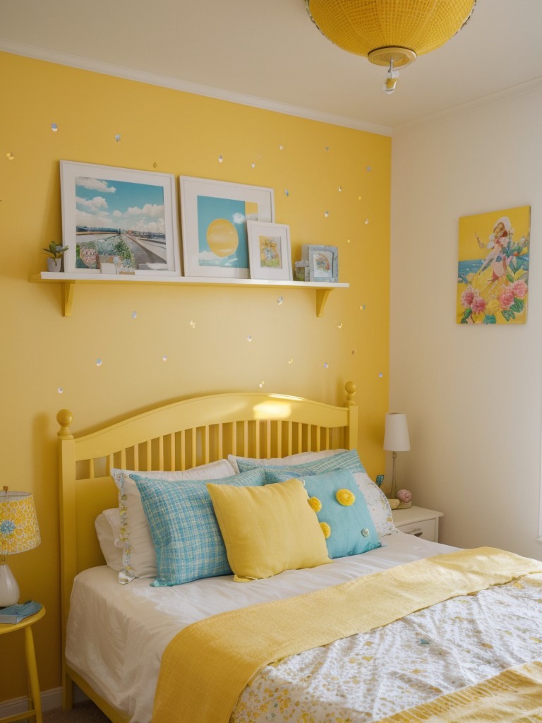 Sun-kissed style: Brighten up your apartment with yellow bedroom decor!