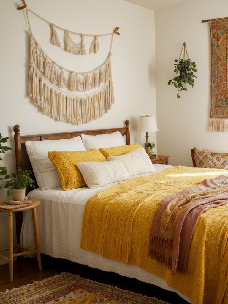 Cozy boho apartment: Create a warm and eclectic haven with these trendy décor ideas.