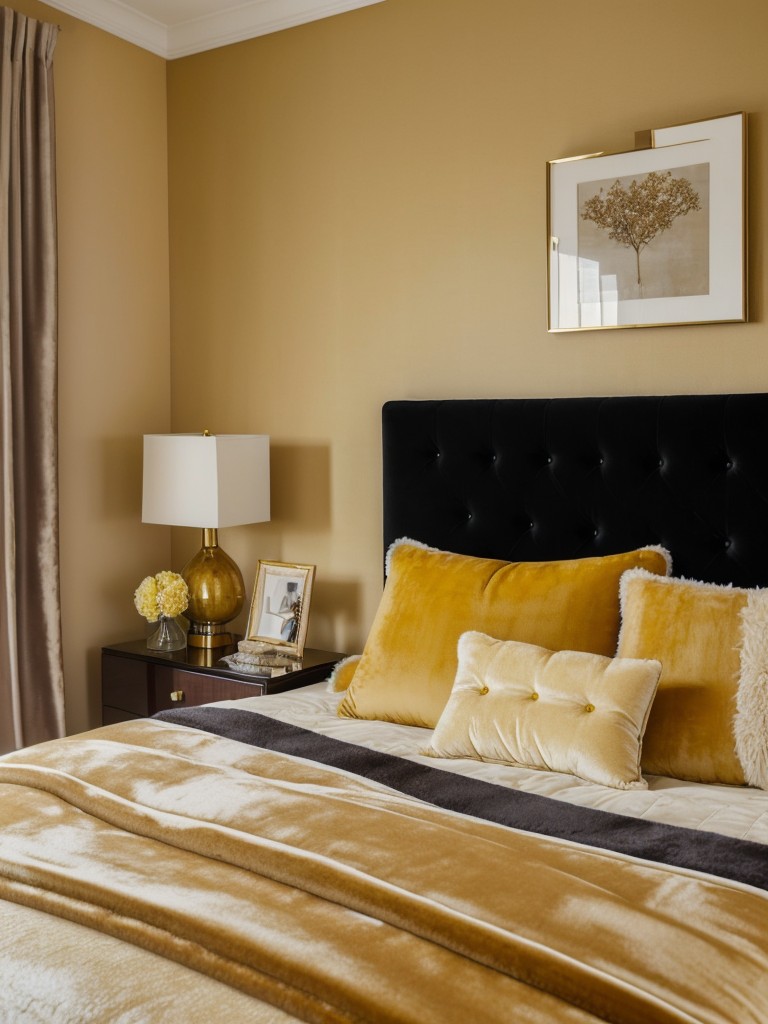 Stunning yellow accents: Elevate your apartment with stylish pops of color!