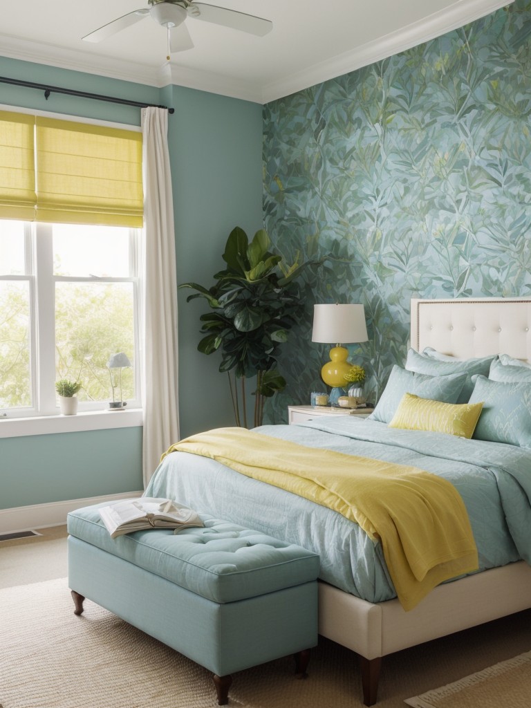 Serene color palette: Bedroom decor ideas for a calming ambiance in your apartment. ??