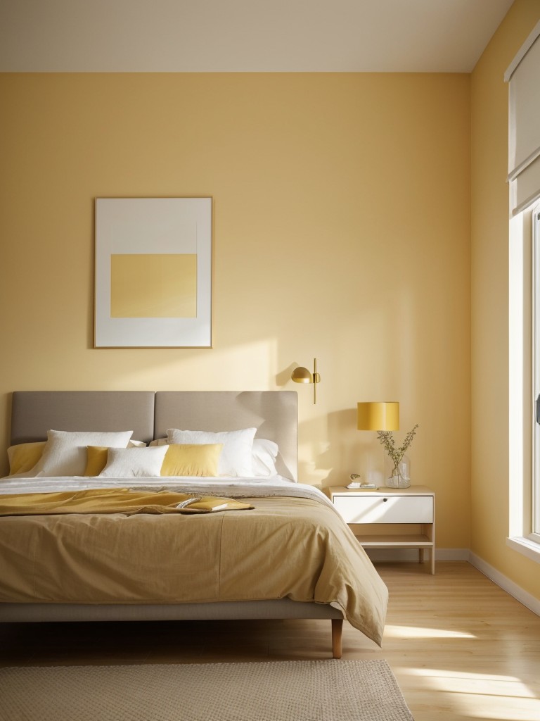 Golden hour vibes: Yellow apartment decor inspo!