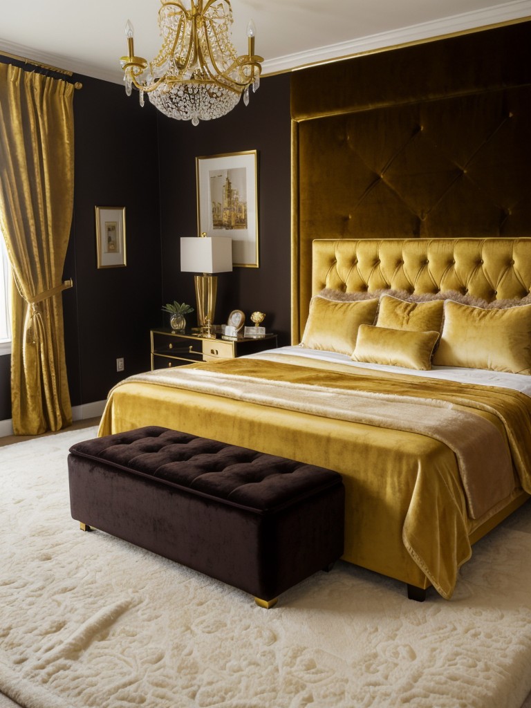 Sunshine vibes: Yellow-themed bedroom ideas for a bright and luxurious apartment