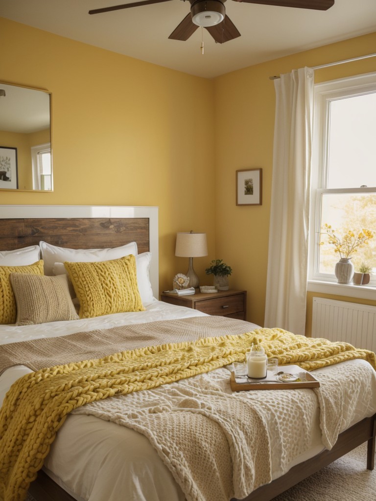 Cozy and bright: Elevate your apartment with yellow-themed decor!