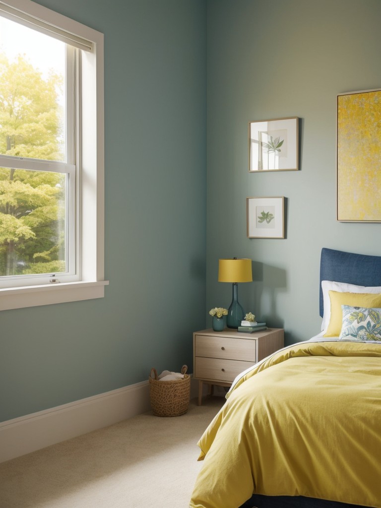 Serenity at Home: Create a Peaceful Haven with Blue and Green Apartment Decor